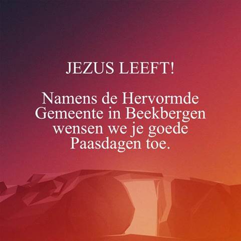 Groet Jezus leeft